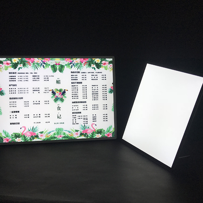 Indoor Glass LED Light Box