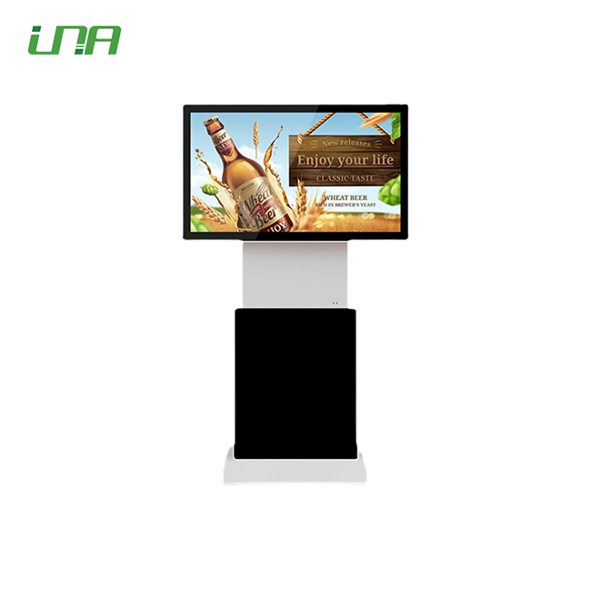 43'' Indoor Rotating Dual Screen LCD Video Display