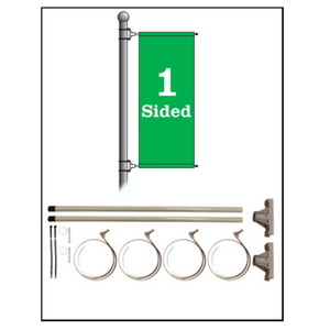 Street Lamp Post One-sided Advertising Banner mounting equipment