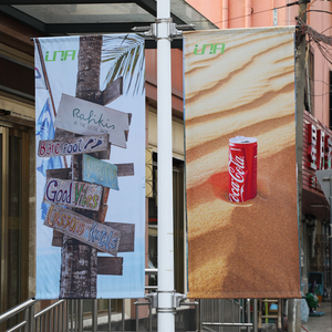 Wind-resistant Light post Advertisement Street Pole Banner Clamp